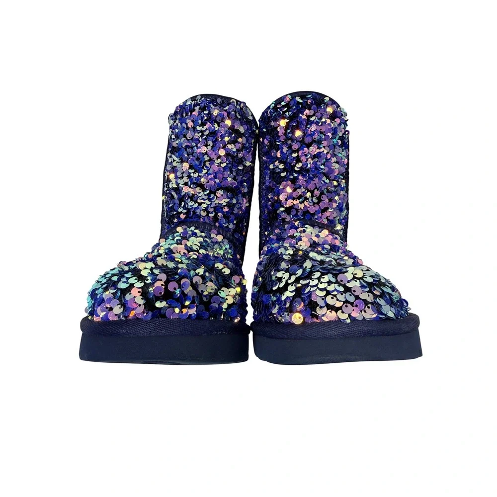 UGG Classic Stellar Sequin Boots - Blue - Picture 10 of 10